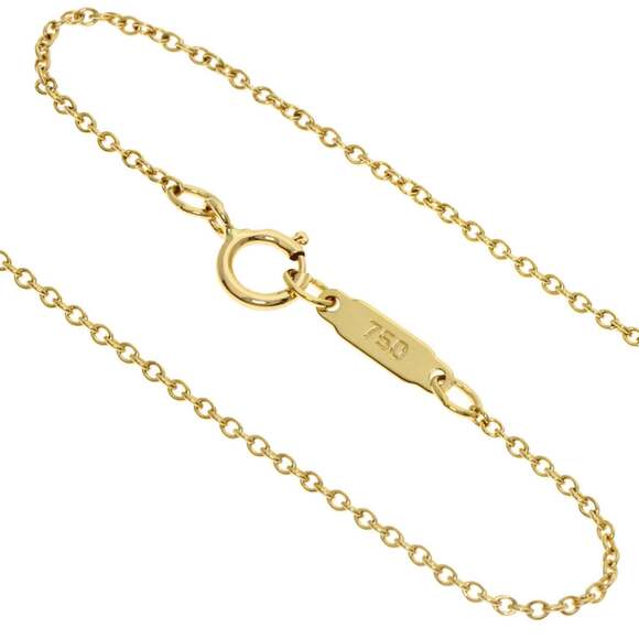 Return to Tiffany®:Full Heart Pendant in Yellow Gold  TIFFANY 18k Gold Heart Necklace